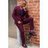 Fashion Bespoke Peaked Lapel Slim Fit Prom Men Suits