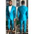 Sparkly Blue Shawl Lapel One buttons Best Fitted Men Suits for Prom