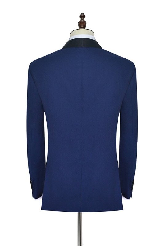 One Button Black Shawl Lapel Slim Fit Wedding Suits for Men One Button Black Shawl Lapel Slim Fit Wedding Suits for Men