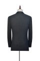 Fashion Dark Grey Black Shawl Collar Wedding Tuxedos with Two Buttons