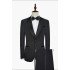 Fashion Black Jacquard Shawl Lapel Silk One Button Wedding Tuxedo for Men