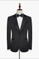 Fashion Black Jacquard Shawl Lapel Silk One Button Wedding Tuxedo for Men