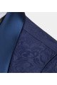 Navy Blue 3-Piece WeddingTuxedo| Jacquard Bespoke Men Suits