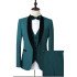 Ocean Blue Prom Suits for Men | Chic Shawl Lapel Best Fitted Wedding Tuxedos