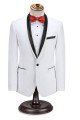 Fashion Men Two Piece Wedding Groom Suits | Best Fitted Shawl White Tuxedo