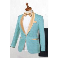 Bespoke Chic Shawl Lapel One Button Wedding Suits Bespoke Chic Shawl Lapel One Button Wedding Suits