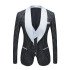 Shane Black Dot Best Fitted Shawl Lapel Wedding Tuxedo for Men