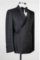 Best Fitted Simple Black Chic Shawl Lapel Men Suits for Wedding