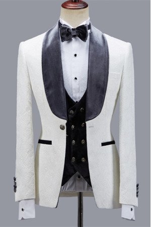 Maverick Fashion Jacquard Best Fitted Shawl Lapel Wedding Men Suits Maverick Fashion Jacquard Best Fitted Shawl Lapel Wedding Men Suits