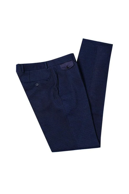 Allan Dark Navy Fashion Shawl Lapel One Button Wedding Men's Suits main image 1