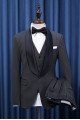 IngemarModern Black 3 Pieces Bespoke Wedding Suit For Grooms