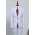 Best Fitted Chic Blue 2 Pieces Bespoke Wedding Suit For Grooms