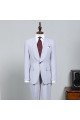 Best Fitted Chic Blue 2 Pieces Bespoke Wedding Suit For Grooms
