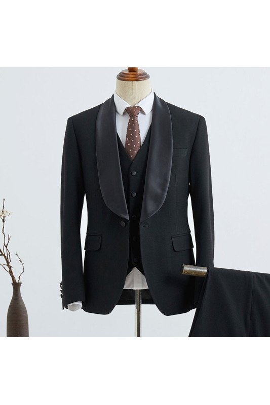 Beacher Elegant 3 Pieces Best Fitted Custom Wedding Suit For Grooms Beacher Elegant 3 Pieces Best Fitted Custom Wedding Suit For Grooms