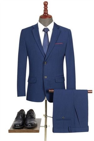 Latest Navy Blue Business Men Suits | Two Buttons Solid Slim Tuxedo Latest Navy Blue Business Men Suits | Two Buttons Solid Slim Tuxedo