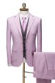Design Pink Two Piece Business Suits | Excellent Notched Lapel Prom Suits for Men