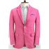 Latest Fuchsia Linen Men Suit | Formal Best Fitted Blazer Summer Beach Tuxedo