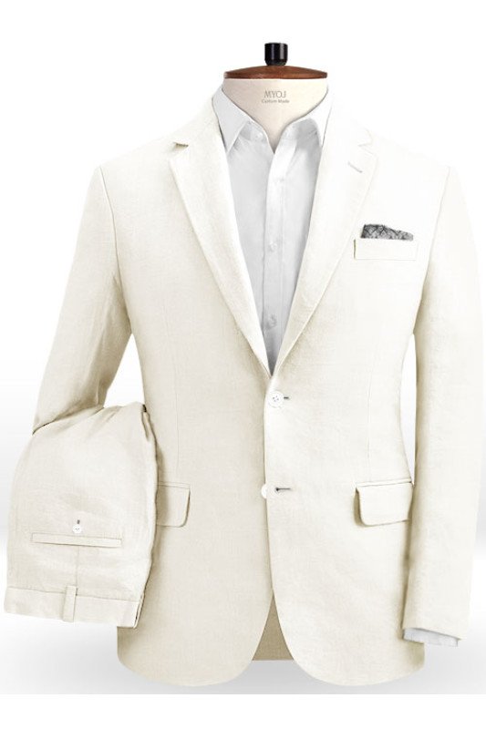 Ivory New Arrival Luxury Men Suits | Summer Best Fitted Men Suit Male Business Outwear