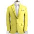 Shiny Yellow Best Fitted Tuxedo for Men |Bespoke  Prom Men Suits