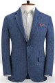 Bespoke Navy Blue Prom Men Suits | Two Pieces Summer Jacket
