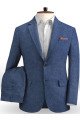 Bespoke Navy Blue Prom Men Suits | Two Pieces Summer Jacket