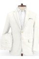 Summer Beach Linen Men Suits for Wedding | Slim Fit Casual Groom Prom Party Tuxedos
