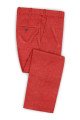 Summer Red Linen Men Suits Set | Close Fitting Prom Wear Tuxedo for Men