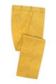 Vintage Yellow British Fashion Male Suit | New Arrival Prom Outfits with Two Pieces