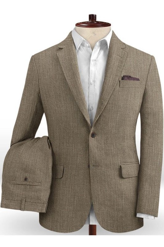 Summer Best Slim Tuxedo with Two pieces | Comfortable Linen Mens Suit
