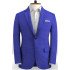 Royal Blue Prom Men Suits | Bespoke Linen Two Pieces Tuxedo