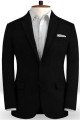 Larry Black Summer Beach Groom Men Suits | Best Fitted Tuxedo with Two Pieces
