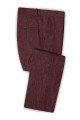 Burgundy Business Men Suits | Notched Lapel Linen Tuxedo