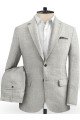 Silver Summer Beach Groom Men Suits | Chic Two Pieces Tuxedo