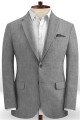 Gray Two Pieces Beach Groom Suits | Linen Slim Fit Wedding Business Tuxedo Gray Two Pieces Beach Groom Suits | Linen Slim Fit Wedding Business Tuxedo