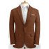 Fashion Shinny Brown Mens Suits | Vintage Men Tuxedos Formal Party Wear