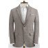 Light Gray Linen Suit For Beach Wedding Two Piece | Fashion Groom Tuxedos Prom Suits Casual Style