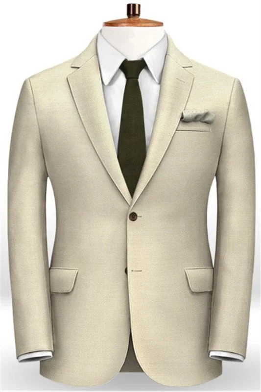Fashion Solid Champagne Tuxedo for Men | Best Fitted Chic Men Suits Fashion Solid Champagne Tuxedo for Men | Best Fitted Chic Men Suits