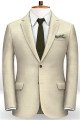 Fashion Solid Champagne Tuxedo for Men | Best Fitted Chic Men Suits