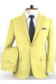 Yellow Chic Prom Suits | Elegant Two Pieces Business Suits