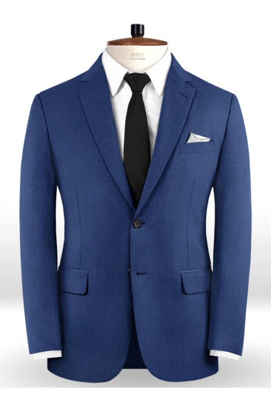 Blue Slim Fit Prom Suits | Chic Two Pieces Men Suits