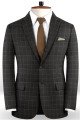 Brown Notched Lapel Men Suits | Chic Formal Business Men Blazer Suits