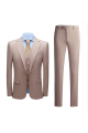 Fashion Notched Lapel Best Fitted Nude Pink Formal Suits for Men