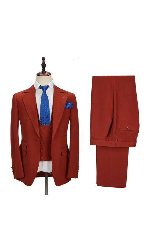 Erik Chic Bespoke Notched Lapel Best Fitted Men Suits