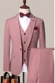 Donovan Pink One Button Notched Lapel Best Fitted Men Suits