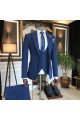 Barnett Formal Blue Three-Pieces Best Fitted Men Suits For Business