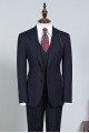 Regular Navy Blue Three Pieces Best Fitted Bespoke Business Suit