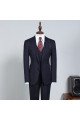 Regular Navy Blue Three Pieces Best Fitted Bespoke Business Suit