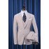Fashion Three Pieces Notched Lapel Best Fitted Bespoke Business Suit For Men