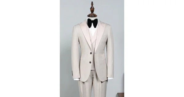 Slim Fit 2 Piece 2 Button Business Suit (White) S-2PP main image 1