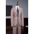 Classic Khaki Two Pieces Best Fitted Suit For Business